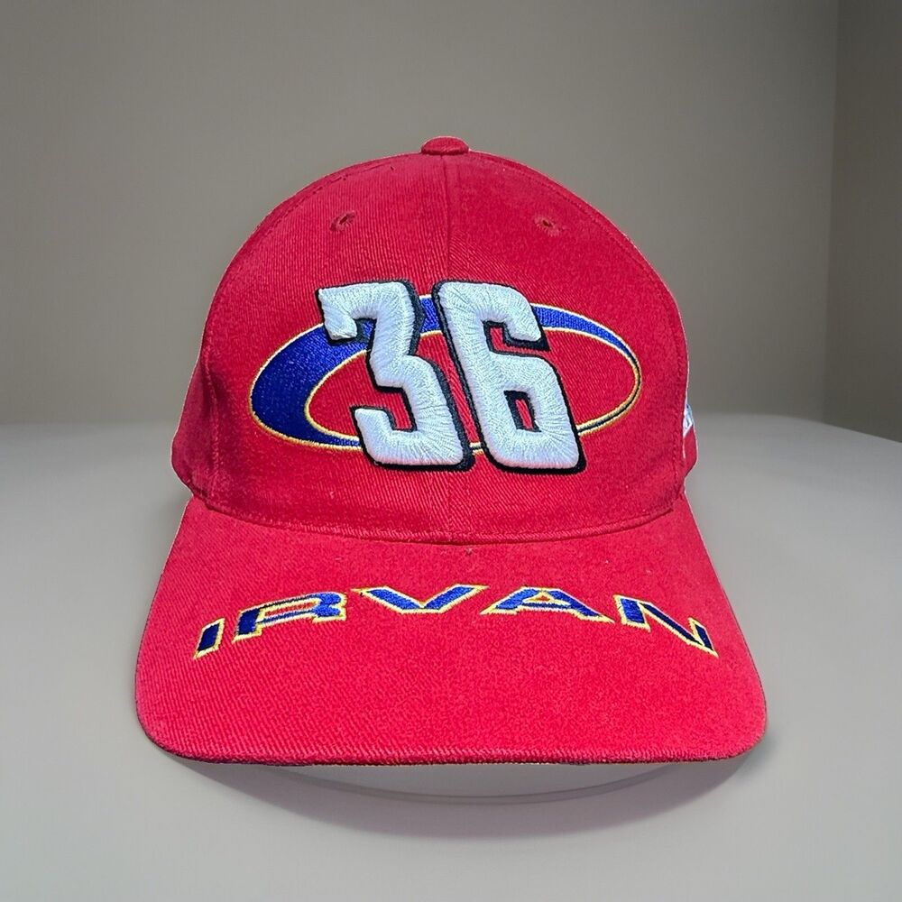 Vintage Ernie Irvan Skittles Cap Number 36 Hat 1990s NASCAR Racing Adjustable